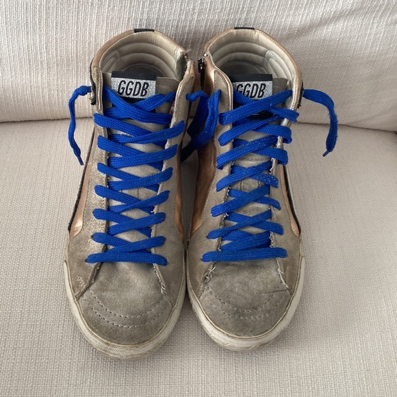 Golden Goose Slide Sneaker in Pink Gold - Picture 4 of 8